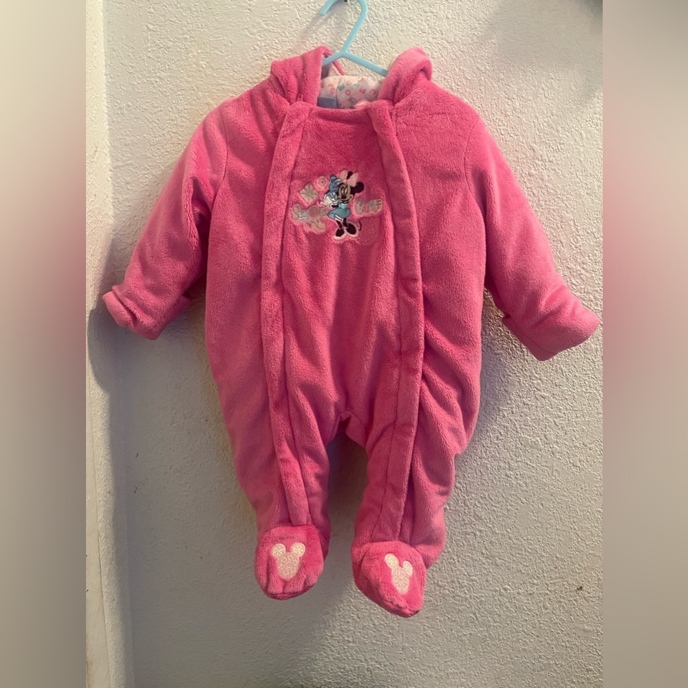 Disney baby Minnie Mouse snowsuit Newborn/0-3 months